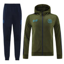 Conjunto de Treino Napoli 2024-25 - Casaco Com Capuz