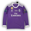 Camisola Manga longa Real Madrid com 6 Patches - Ronaldo