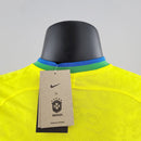 Camisola Brasil I 2022 - Amarela Masculino Jogador