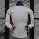 Camisola Manga Comprida Chelsea 2024-25 Away Branca Versão Jogador