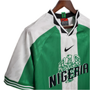 Camisola Nigéria Retrô 1996 Verde e Branca -
