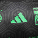 Camisola Tigres UANL 2025-26 Away Preta Versão Jogador
