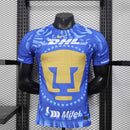 Camisola Pumas 2025-26 Away Azul Versão Jogador