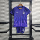 Conjunto Infantil Argentina 2022/23 - Away Torcedor Pro