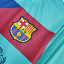 Camisola Barcelona Away 10/11 - Azul e Grená