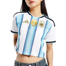 Camisola Curta / Top de Mulher - Argentina Mundial 2026